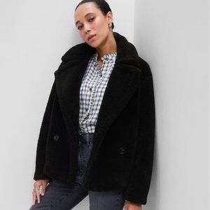 NWT GAP Relaxed Sherpa Moto Jacket - size XL